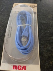 RCA Blue 7 ft Cat5e TPH530B LAN Computer Network Cable NEW