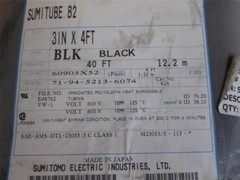 Sumitomo 71-94-5213-6074 Sumitube B2 3in x 4ft Heat Shrinkable Tubing Qty. 40ft