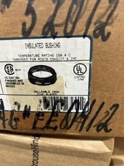 O-Z Gedney IBC-200 Threaded INSULATED GROUNDING BUSHINGS 2” Box 25 New Old Stock