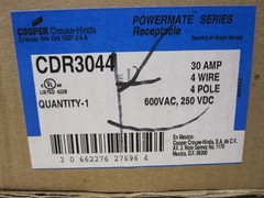 CDR3044-COOPER Crouse-Hinds POWERMATE SERIES RECEPTACLE