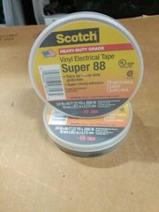 Set of 2 3M Scotch Super 88 Vinyl Electrical Tape 3/4″ x 66′