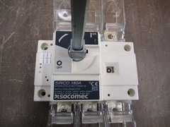 Socomec SIRCO Disconnect Switch 3X160A F 160A 415V 50/60Hz 3P Used