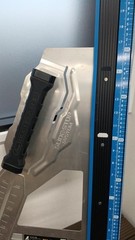Shinwa Circular Saw Guide Ruler Aluminum Blue/White Angled & Straight Cut