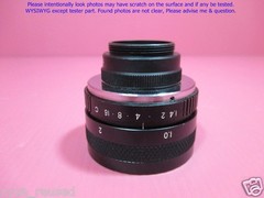 NAVITAR CCTV CCD CAMERA LENS 25mm. F1.4 as photos, sn:xxx.