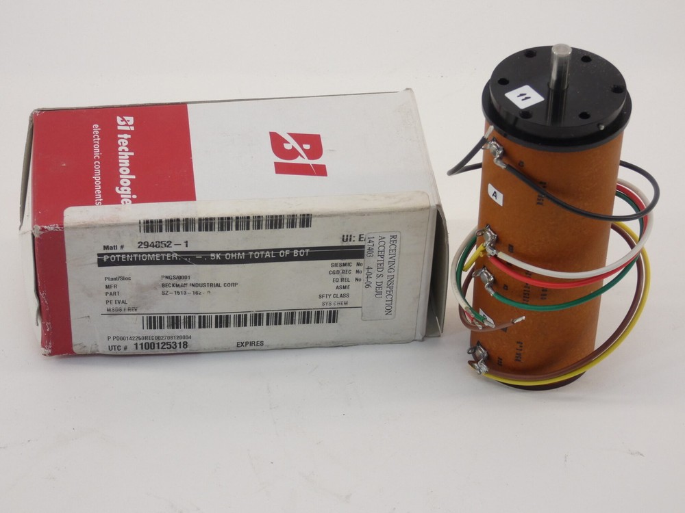 BI Technologies SZ1513-162-0 Potentiometer 5K Ohms – NEW Surplus!