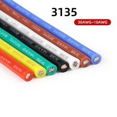 UL3135 Super Soft Silicone Cable Flexible Wire 10AWG to 30AWG Various Colours