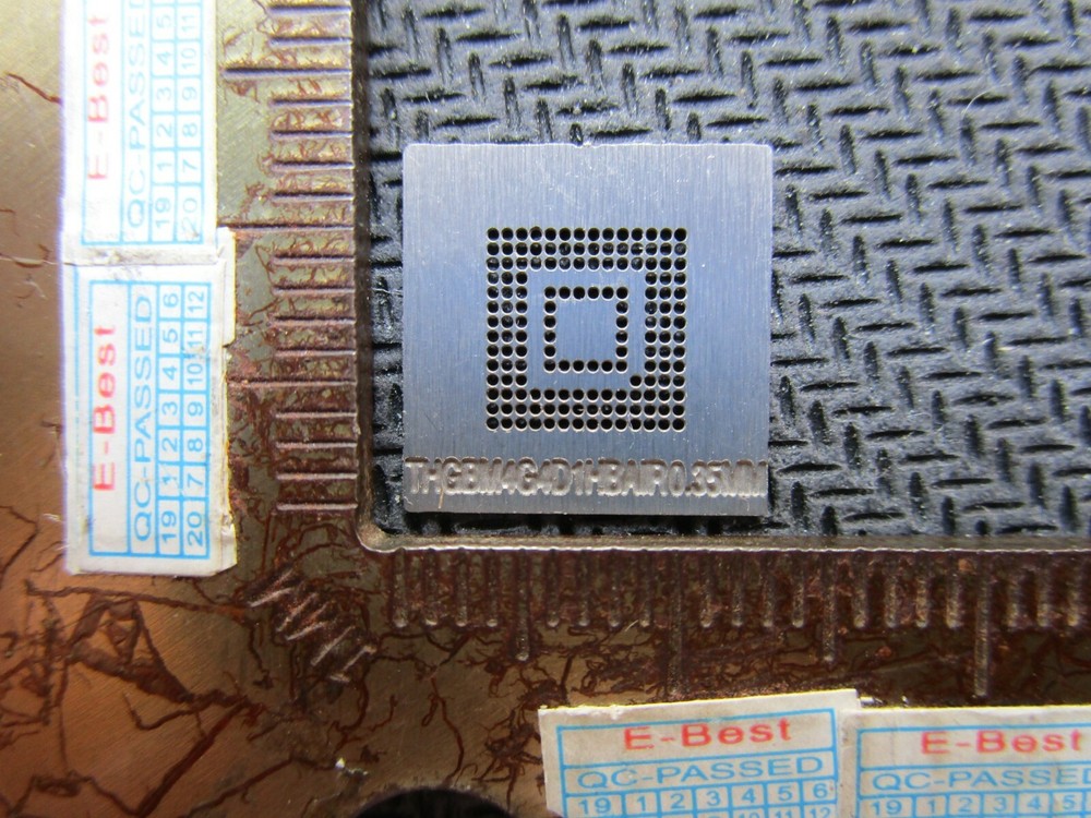 H26M64208EMR MTFC4GACAJCN-1M KMVTU000LM-B503 H26M64208EM Stencil