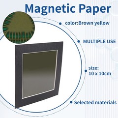 4 x 4Inch Magnetic Field Viewing Film,Magnetic Field Viewer,Magnetic Flux9991