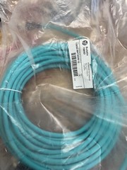 1585D-M4TBDM-12 AB ETHERNET OVERMOLDS, TEAL 61259843018 12Meter