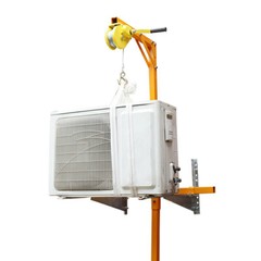 A/C AC Air Conditioner External Unit Lifting Tool Set w/ Hanger Pulley 10m Ropes