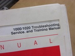 Kistler Morse 1020 Weight Indicator Troubleshooting Service Training Manual Book