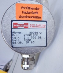 Helios heating rod 1000 W in VA thermowell Art.:43601032 480V IP65 -unused/original packaging-