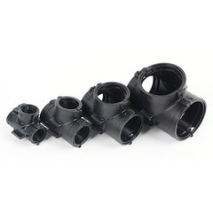 Corrugated Pipe Snap Tee Connector Fitting Nylon For Corrugated Cable Tubing
