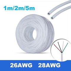 26AWG 28AWG 4 Pins PVC Cord Electrical Power Cable Wire for USB Fan LED Strip