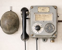 WWII United States Instrument Co Sound Powered Phone Station A542 Navy Military