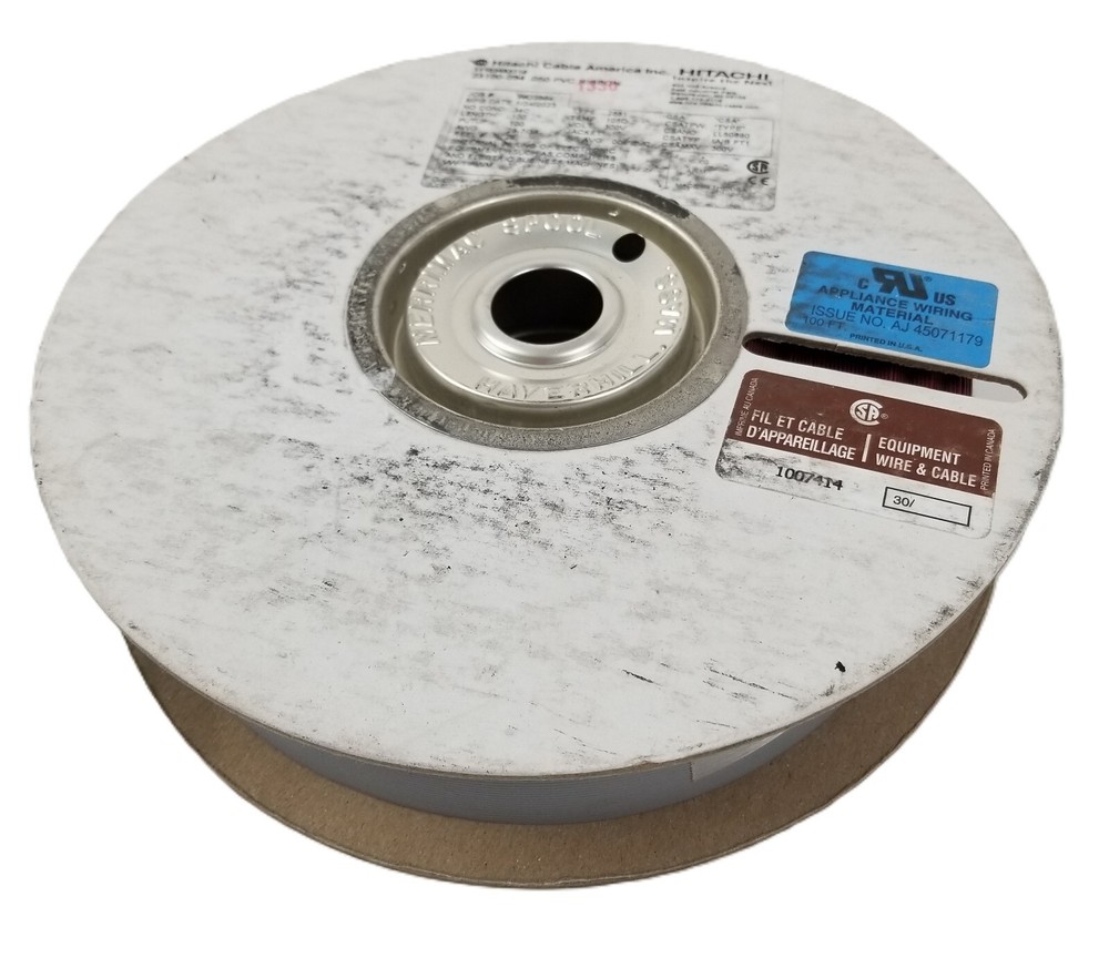 100′ Hitachi 23100-034 Ribbon Cable .050inch PVC Stranded Flat 34 Conductor NEW