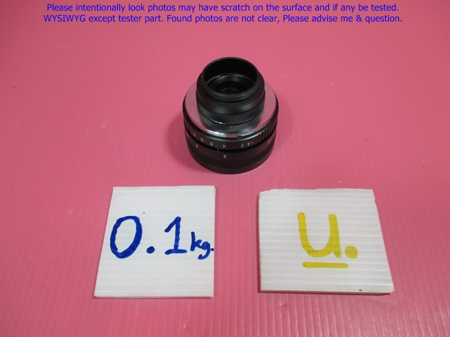 NAVITAR CCTV CCD CAMERA LENS 25mm. F1.4 as photos, sn:xxx.