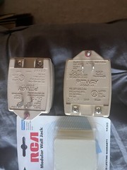 Variety Of Different Electrical And Alarm Installation Parts, Some Used,Some Not