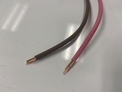 AUTOMOTIVE WIRE 10 AWG GXL WIRE PINK 25 FT + 25 FT BROWN MADE IN U.S.A
