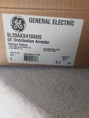 GE 9L20AXX410XHS 10KV DISTRIBUTION ARRESTER