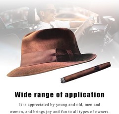 Funny Driving Car Decal with Hat and Cigar – Waterproof Window Color: Style C