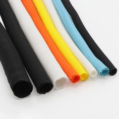 Braided Cable Sleeving Expandable Wire Harness Marine Auto Sheathing Self Close
