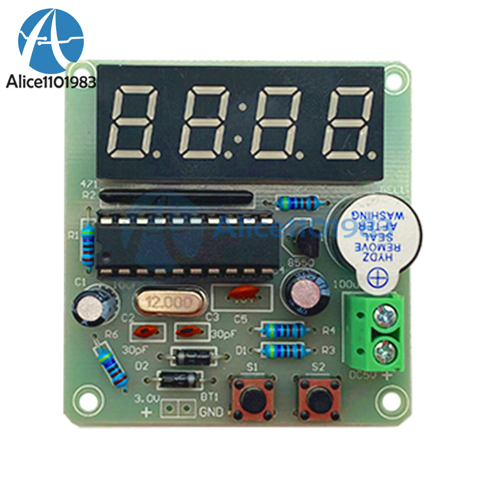 4 Digit Electronic Clock Electronic Production DIY Learing Kit For Arduino DIY