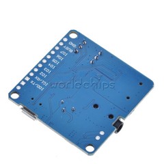 5W Voice Playback Module MP3 Player I/O Trigger UART Control SD/TF Card