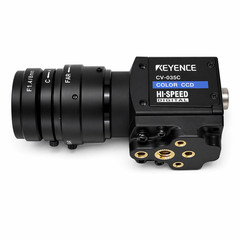 Keyence CV-035C High-Speed CCD Machine Vision Color Camera +F1.4/16mm Lens