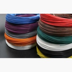 0.05-1.5mm² PTFE Silver-plated Copper Cable Stranded Wire Hook-up 200°C Coloured