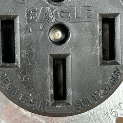 Lot of (2) NEMA, 14-50R, 50 Amp, 125/250V, 3-pole 4-Wire Receptacles
