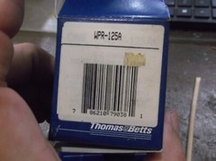 NIB THOMAS & BETTS WPR-125A WIRE MARKER ROLL (WL67-1)