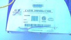 CAT5E 350MHz CMR unshielded twisted pair yellow 1000 ft (DAMAGE BOX)
