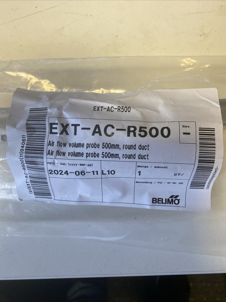Belimo EXT-AC-R500 Air Flow Probe (500 mm) – NEW & Original Packaging