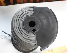 500ft-Carol E2034S Wire 18 gauge 4 conductor -Shielded Sound/Security Cable Gray