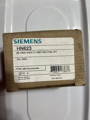 Siemens HN623 60-100A Safety Switch Neutral Kit For 100A Type VBII Accessories