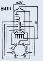 10 pcs NOS tube 6I1P (rus 6И1П) ECH81 / 6AJ86 triode-heptode tubes, USSR, 1988