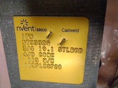 Erico Cadweld GTC332Q , 4/0 Concentric to 3/4 Steel Ground Rod