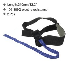 2pcs ESD Anti Static Foot Heel Straps for Grounding Protecting Electronics Blue