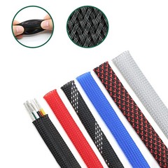 1″ PET Expandable Wire Cable Sleeving Sheathing Braided Loom Tubing Harness