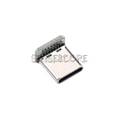10PCS USB-C Male Head 5V 16pin USB Type-C Vertical Port Connector Jack Board-
