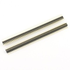 5Pcs Gold Plated 1mm 1.0mm Pitch 2×50 100 Pin SMT Male Double Row Header Strip