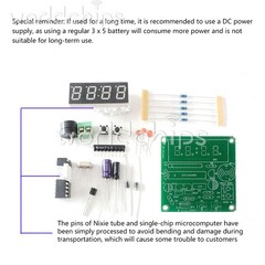 Digital 4 Bit Electronic Clock Electronic Production DIY Learing Kit For Arduino