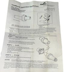 RTE 200 LOADBREAK BUSHING INSERT S500-12-1 200 AMP RATED. NEW IN BOX! 2B