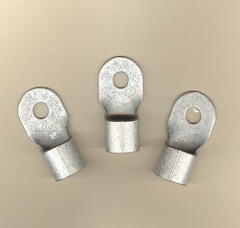 5 Bare Ring Lug Brazed Barrel Terminal Connector #4/0 Wire AWG 3/8″ Stud MOLEX