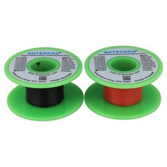 30 AWG Silicone Wire Spool 250ft Red & Black – Flexible Stranded Tinned Copper