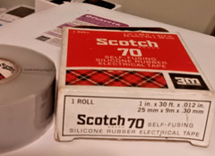 One Roll 3M Scotch 70 Self-Fusing Silicone Rubber Electrical Tape NEW/OLD STOCK