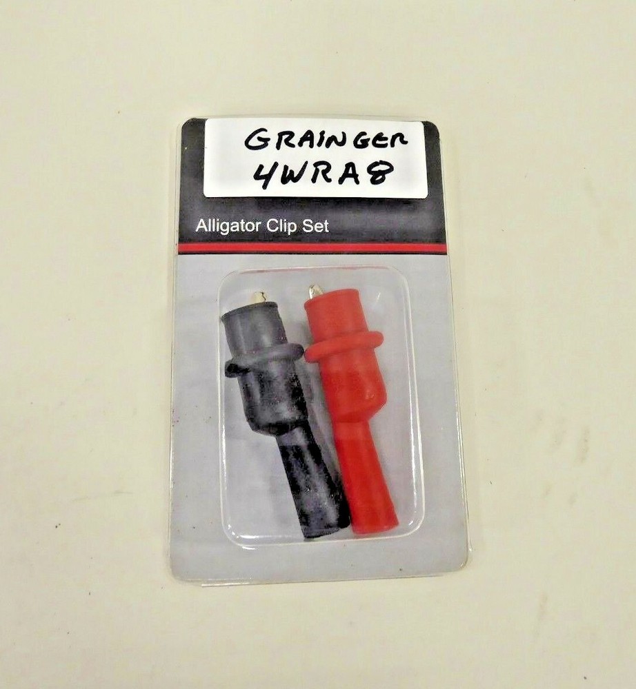 Grainger 4WRA8 Alligator Test Clip Set