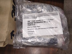 3M Cold Shrink QT-III 3/C Termination Kit 7621-S-2-7GT #2 AWG 5/8 KV 90 DAY RET