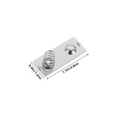 1 Set Battery Contact Batteries Metal Spring Battery Spring Contact Plate for